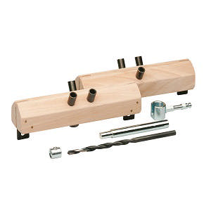Drill jig D13 for hinge w/drill & bits without rebate Ø13mm