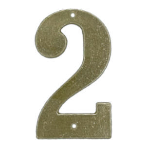 House number 572 2 M 140 mm