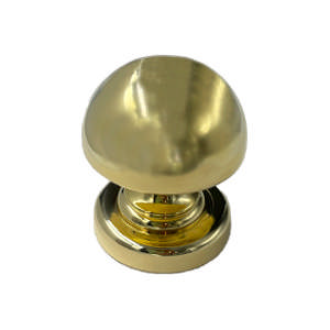 Ball Door Handle 170Q Brass Polished Without Lacquer 55mm