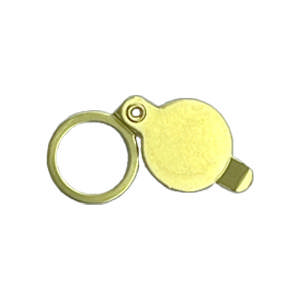 Door Peephole Flap Brass Polished Without Lacquer ø14mm