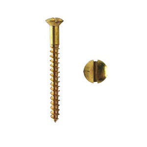 Brass screw DIN 95 Pan head straight M 3.0x30mm