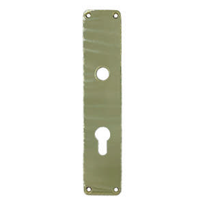 Long sign L45 G PZ cc72 Brass Polished Without lacquer Ø15 220x45x2mm