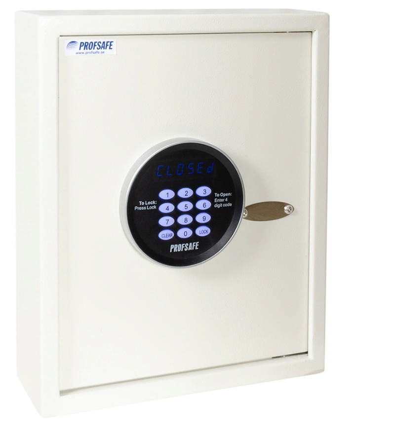 Profsafe key cabinet with 30 hooks w/code lock