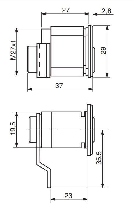 Ruko furniture lock RG1607 rfl. Guarantee+