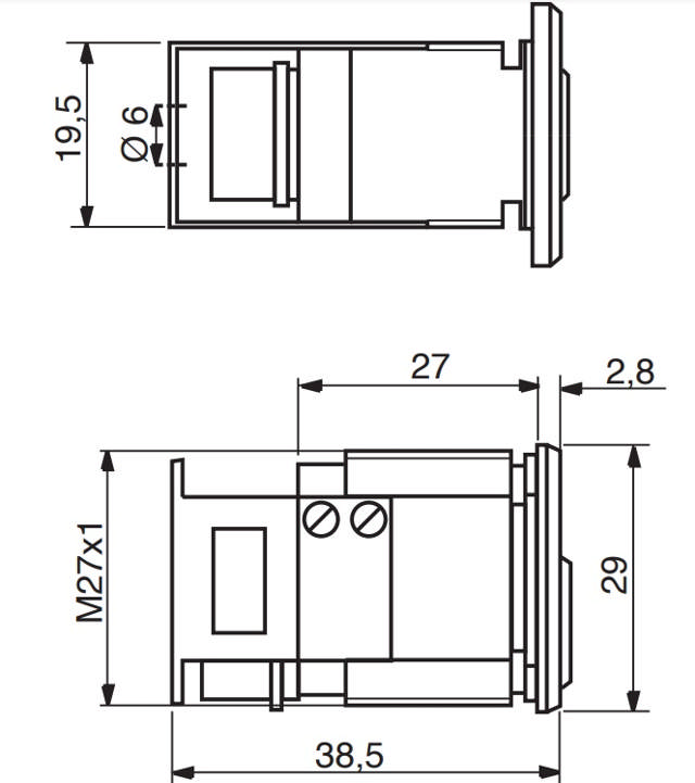Ruko switch cylinder RB1606