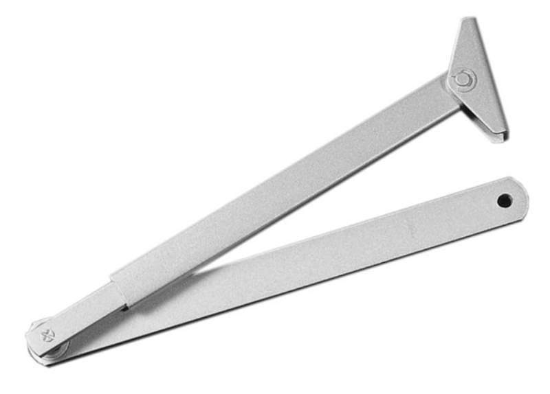 Abloy normal arm L190, Silver (930041)