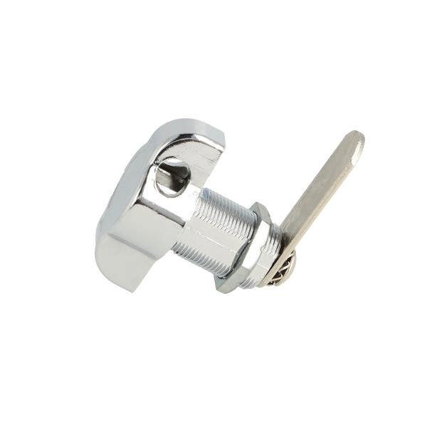 Siso furniture lock 300R Ø19 - 25mm length w/padlock, Cam A04