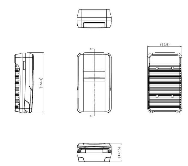 Key box Box with LED, 4 rolling codes