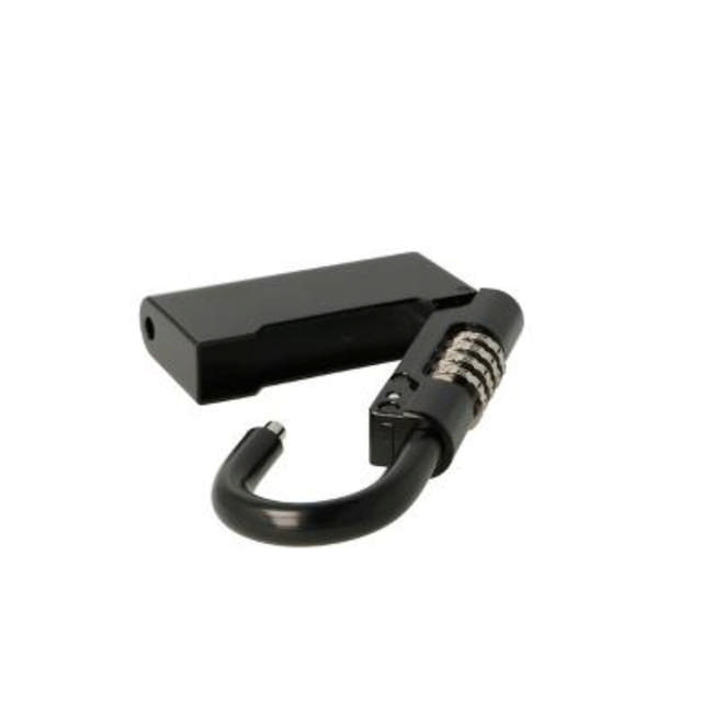 Siso padlock with code and key storage